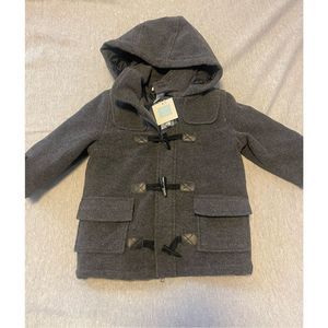 Janie and Jack Charcoal Kids Pea Coat